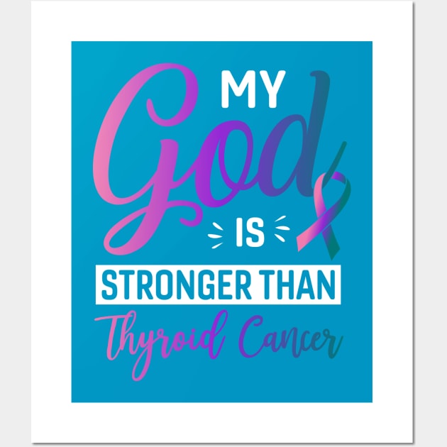 Thyroid Cancer Survivor Wall Art by Kingdom Arts and Designs